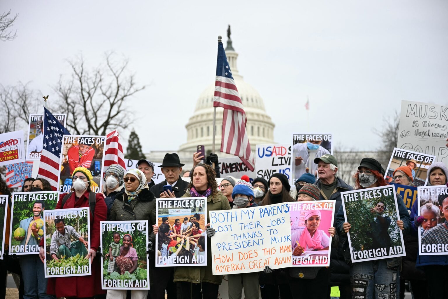Protestas contra las acciones sociales de Trump - El Pípila
