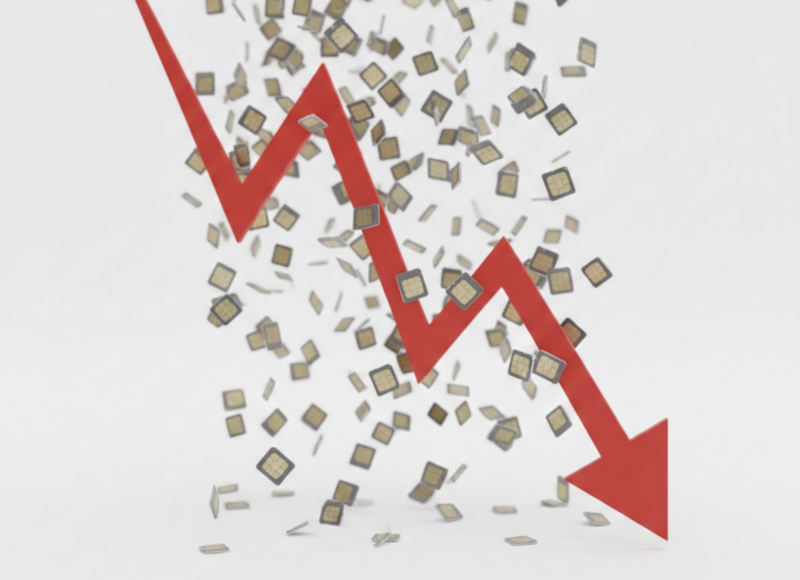 Venta de chips telefónicos se desploma hasta 90% en México