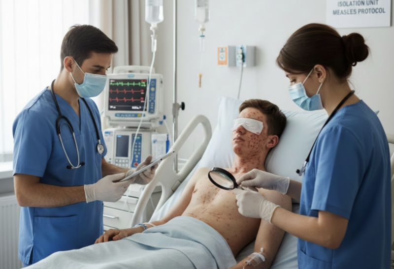 Aplicación De Vacuna Contra Sarampión Como Parte De Medidas Preventivas En Guanajuato.