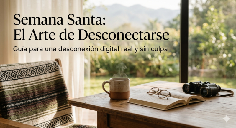 El Arte de “Perder el Tiempo”: Desconexión Digital y Micro-vacaciones de Semana Santa