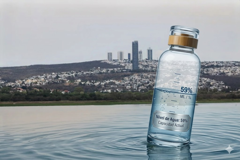 Presa El Palote León nivel registra ajuste en su capacidad