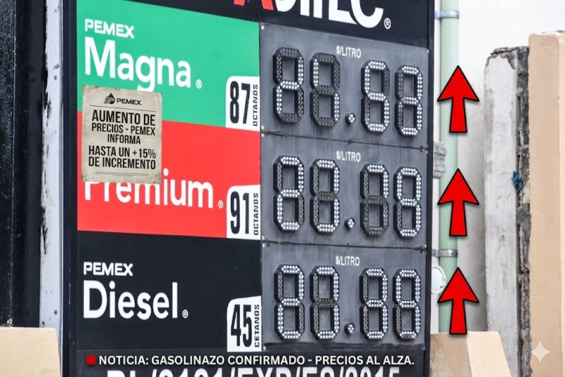 Diésel se dispara y abre diálogo con gasolineros en México
