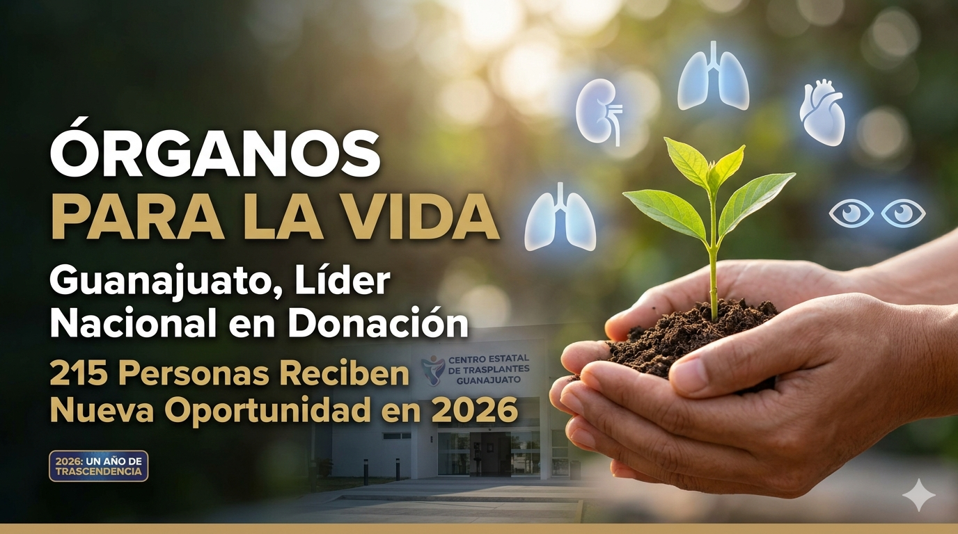 Guanajuato se convierte en uno de los estados con mayor número de donaciones en lo que va de este 2026